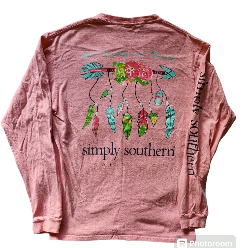 Simply Southern long sleeve tee Size Medium